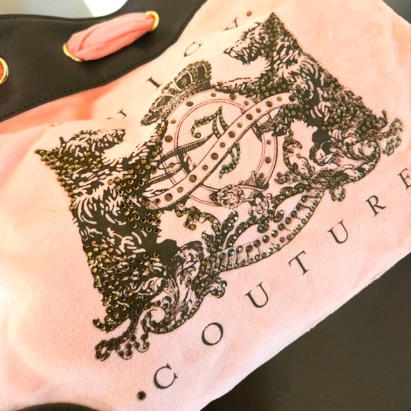 SOLD Juicy Couture NEW pink velour daydreamer bag purse nwt nardels - Picture 6 of 11